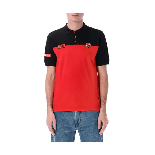 polo-manga-corta-ducati-corse-oficial-dual-marquez-93-negrorojo